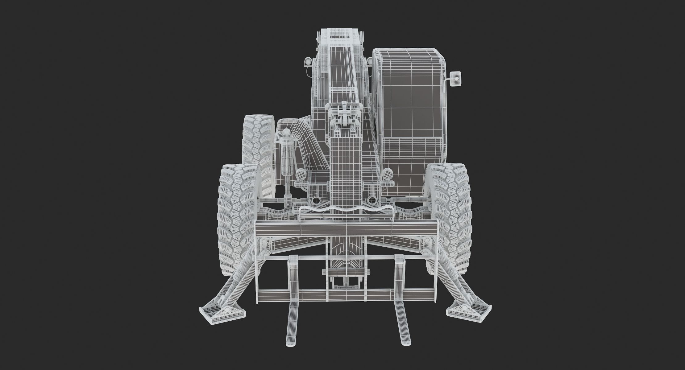 JLG 10042 SkyTrak Telehandlers 3D model_27