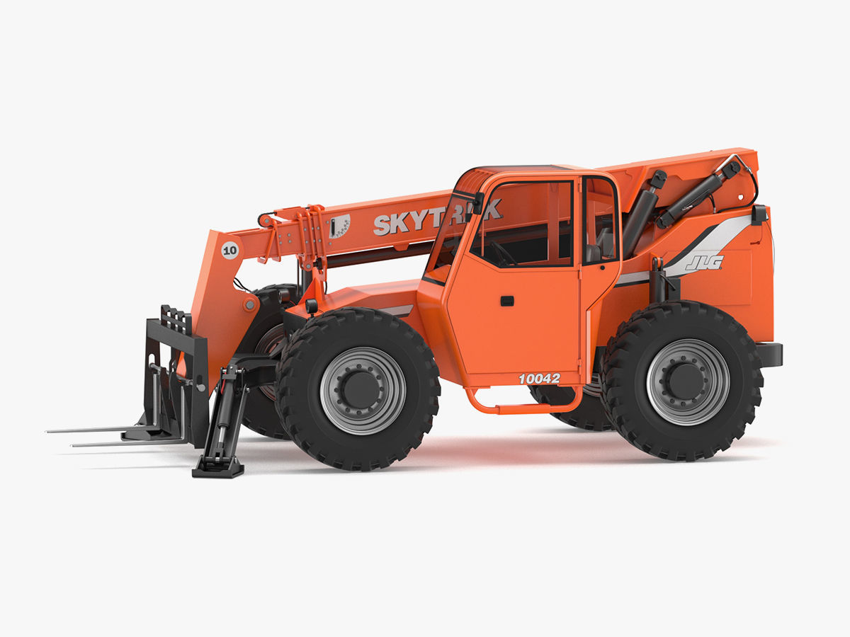 JLG 10042 SkyTrak Telehandlers 3D model CGTrader