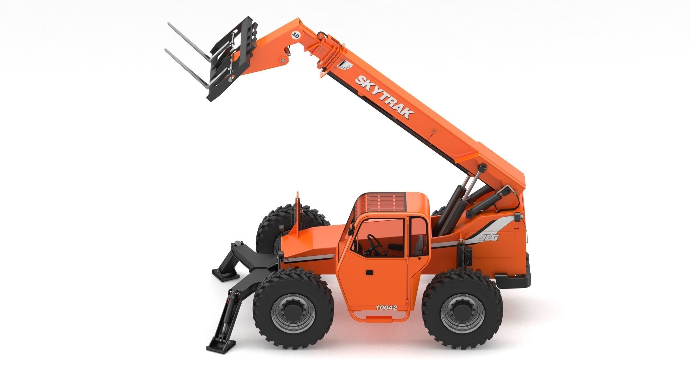 JLG 10042 SkyTrak Telehandlers 3D model_13