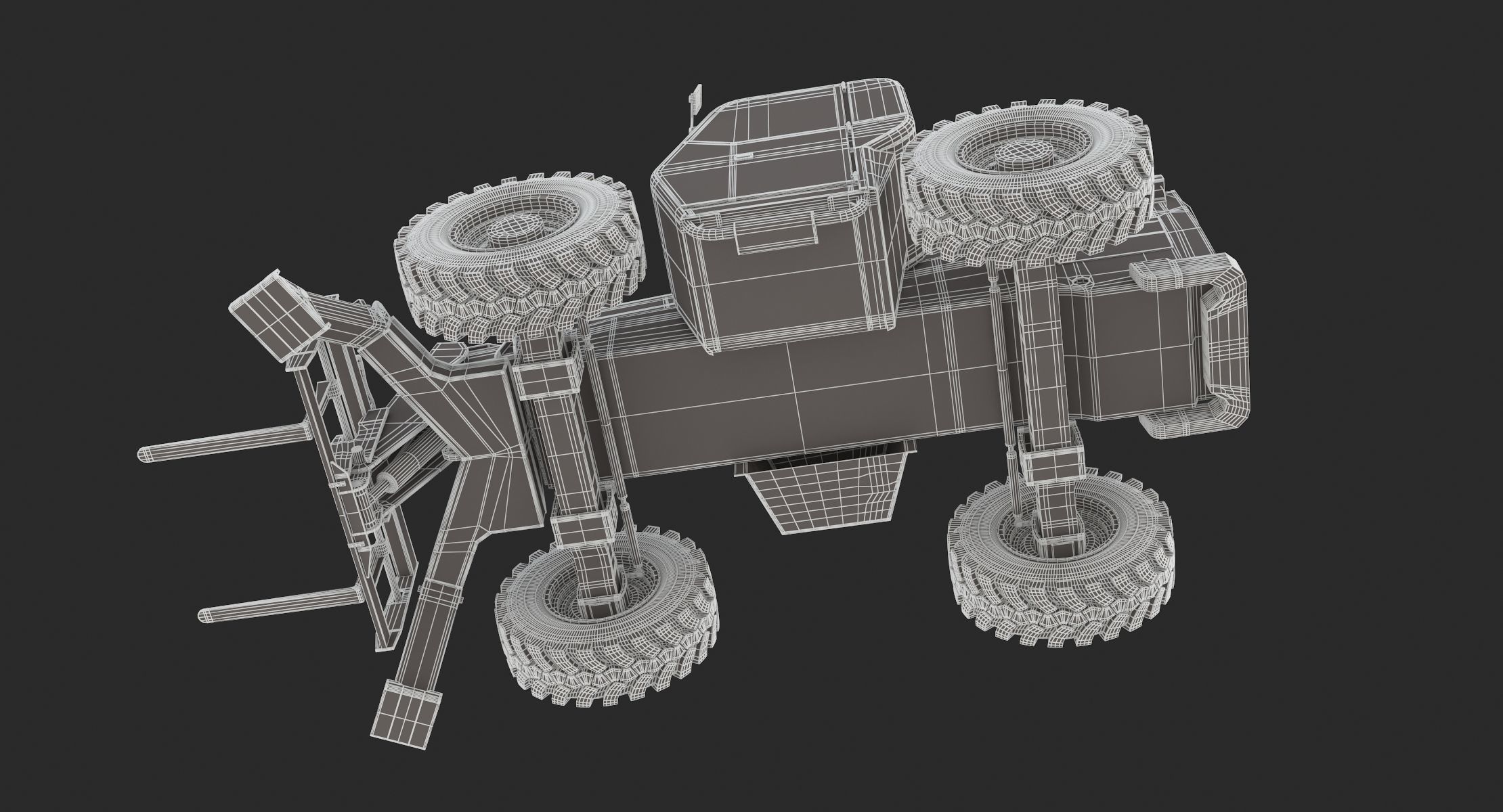 JLG 10042 SkyTrak Telehandlers 3D model_30