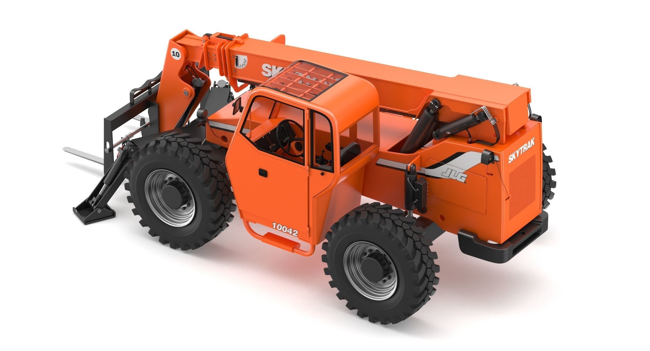 JLG 10042 SkyTrak Telehandlers 3D model_7