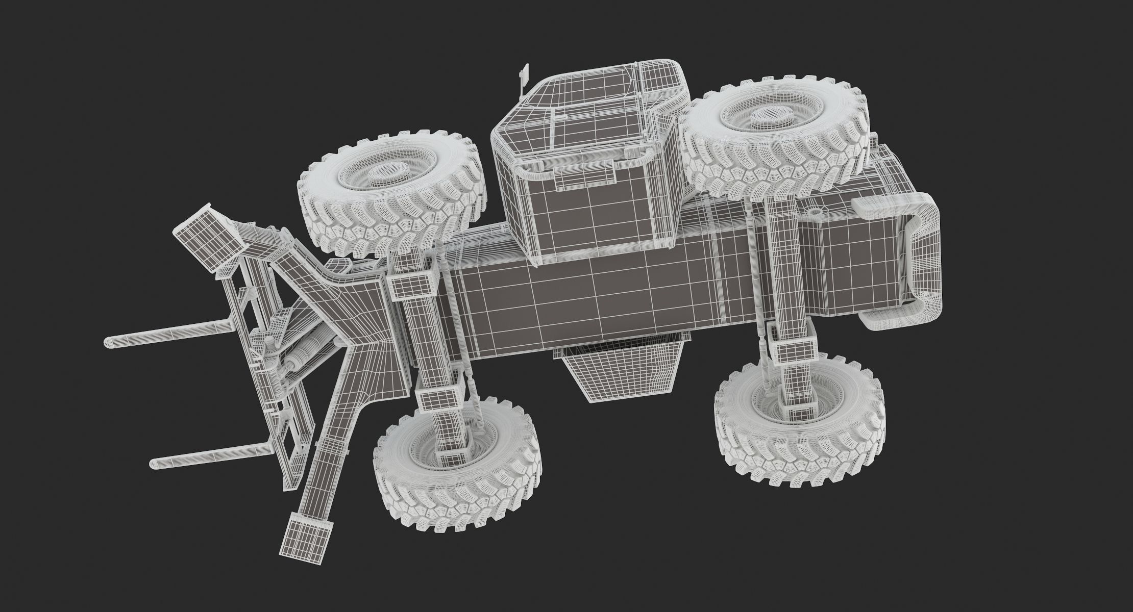 JLG 10042 SkyTrak Telehandlers 3D model_31
