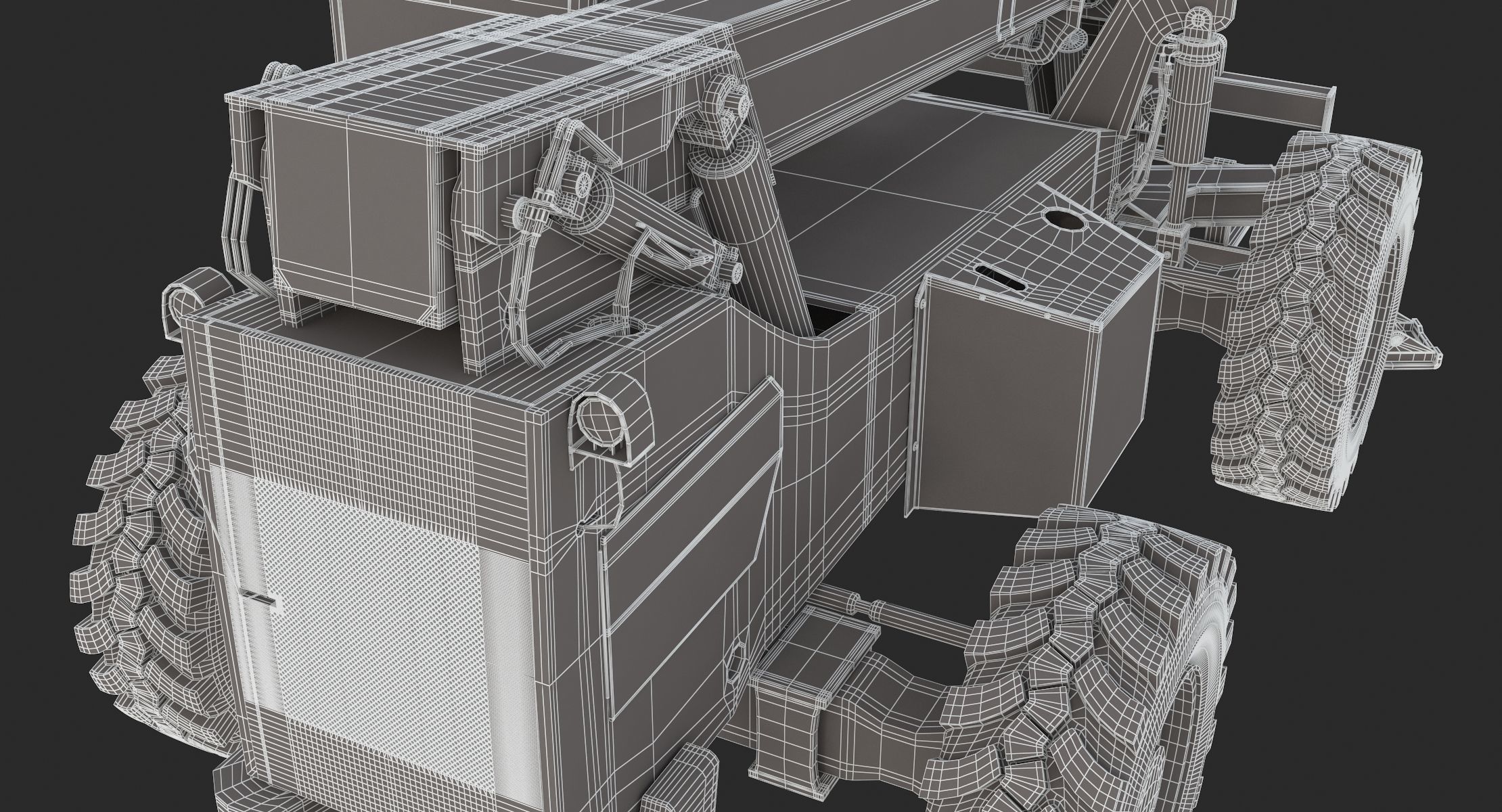 JLG 10042 SkyTrak Telehandlers 3D model_32