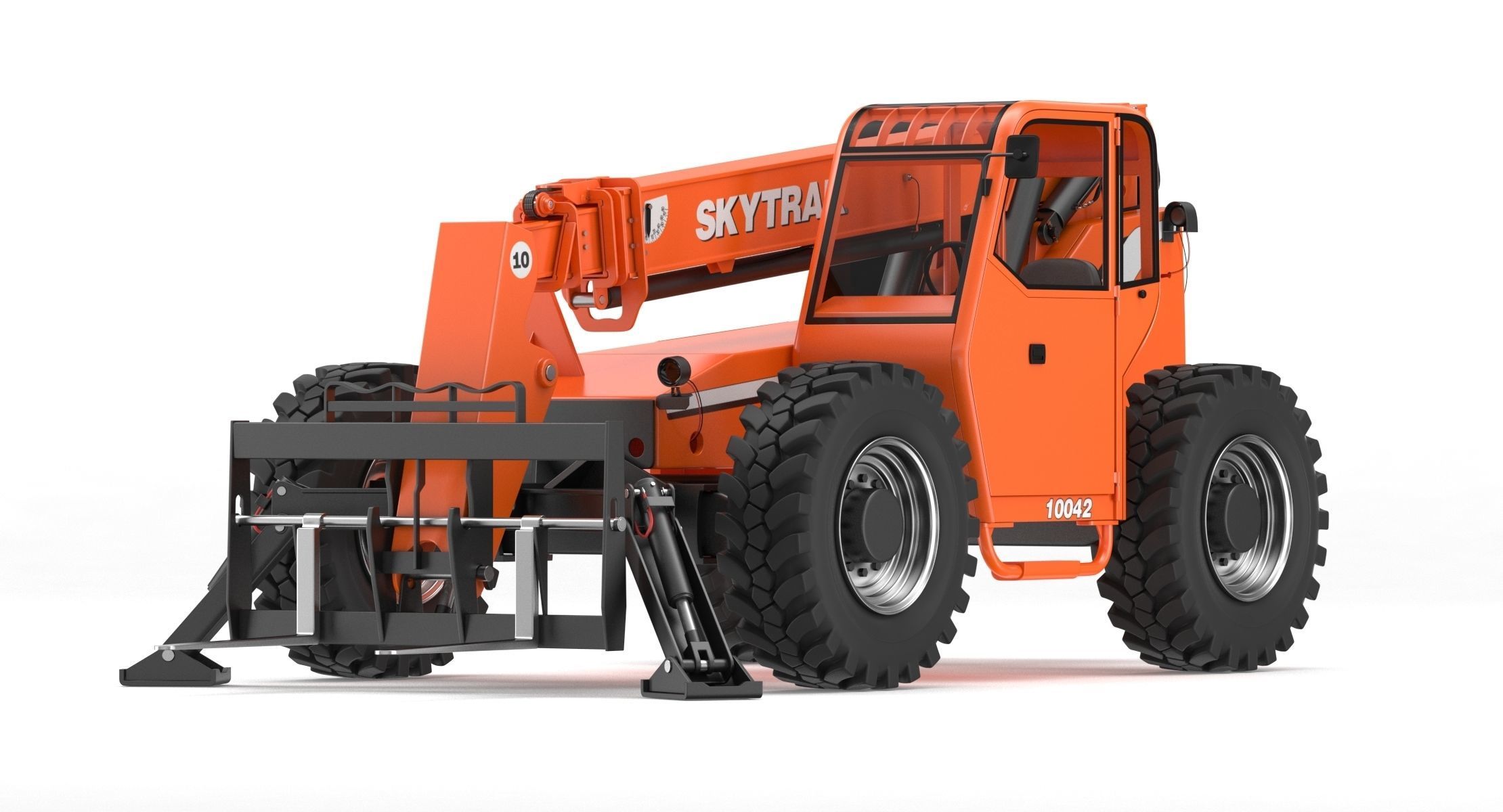 JLG 10042 SkyTrak Telehandlers 3D model_6