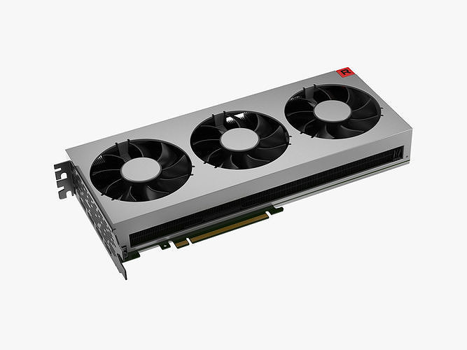 AMD Radeon 7 3D model