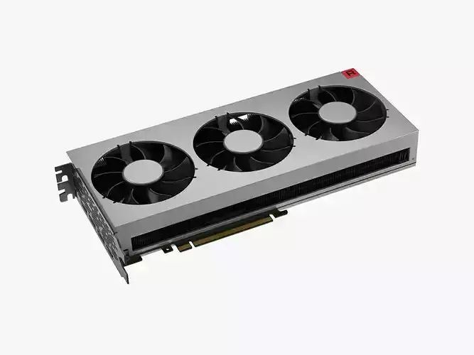 AMD Radeon 7 3D model