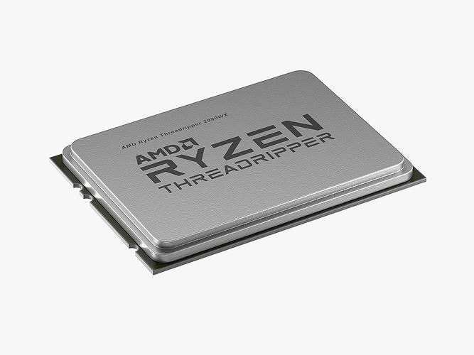 AMD Ryzen 2990WX Threadripper Processor 2nd Gen 3D model