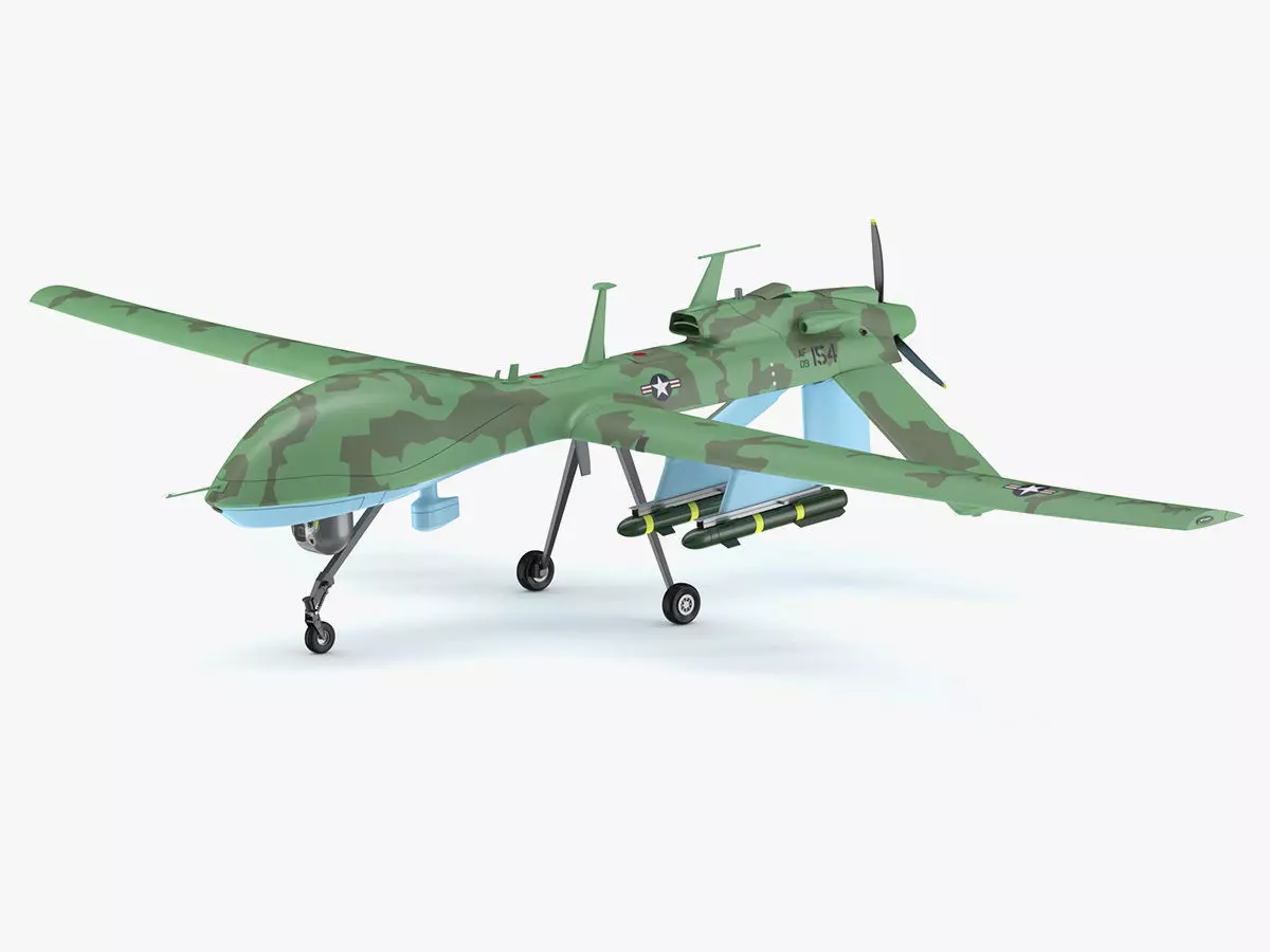 General Atomics MQ-1C Gray Eagle 3D model_0