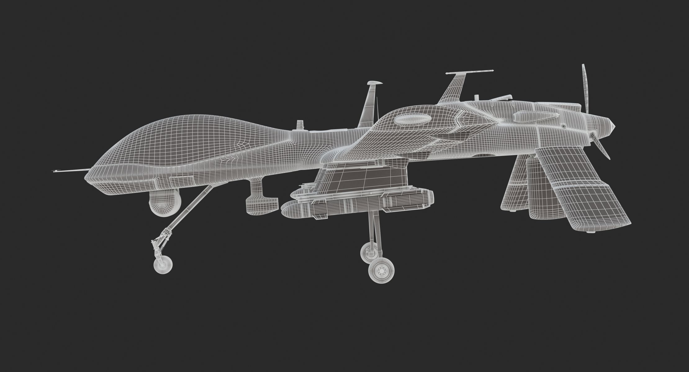 General Atomics MQ-1C Gray Eagle 3D model_25