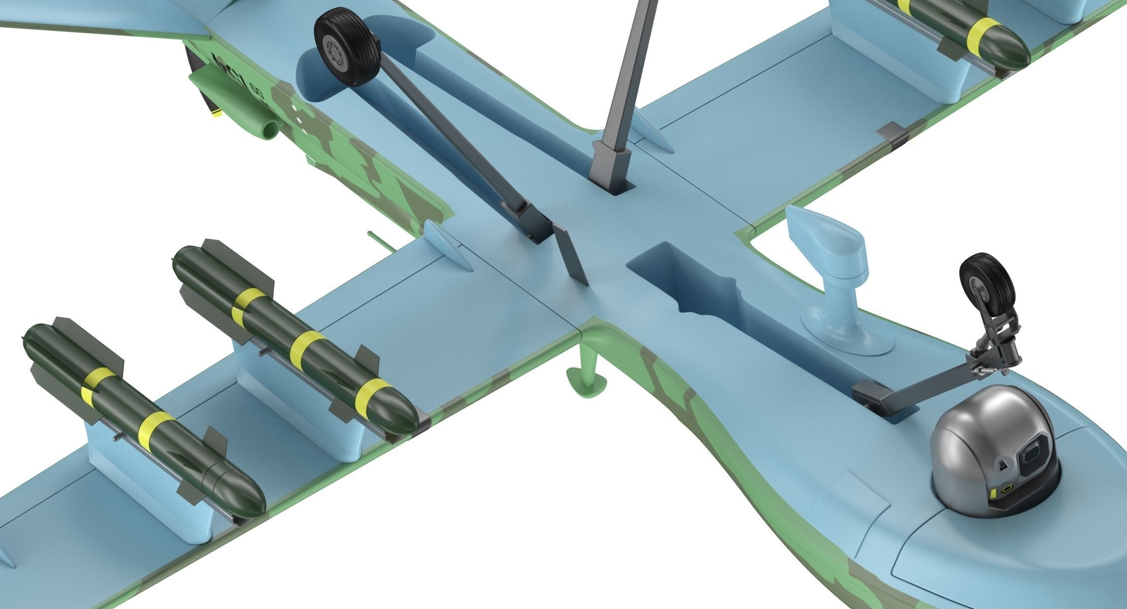 General Atomics MQ-1C Gray Eagle 3D model_13