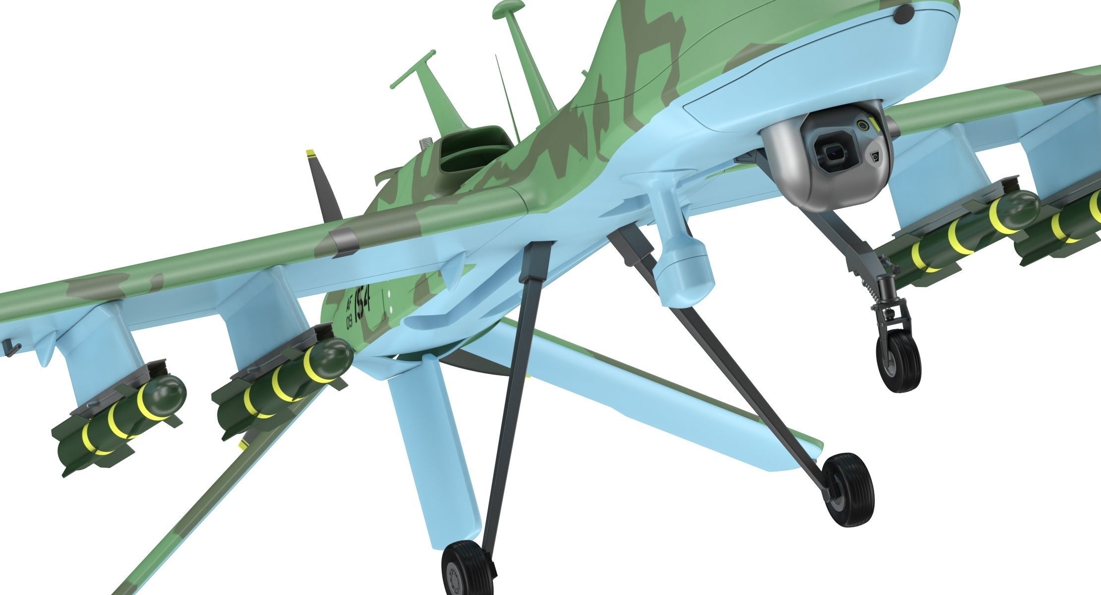 General Atomics MQ-1C Gray Eagle 3D model_11