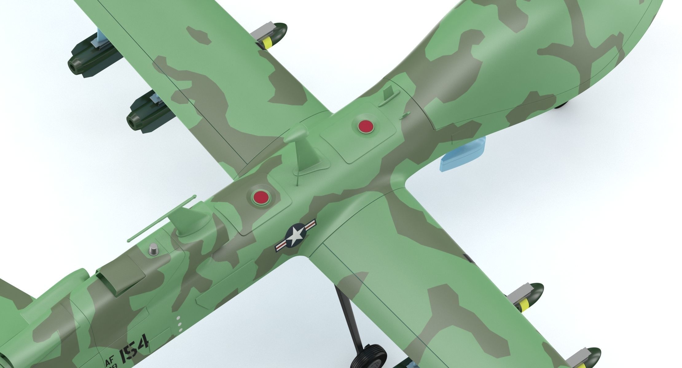 General Atomics MQ-1C Gray Eagle 3D model_10