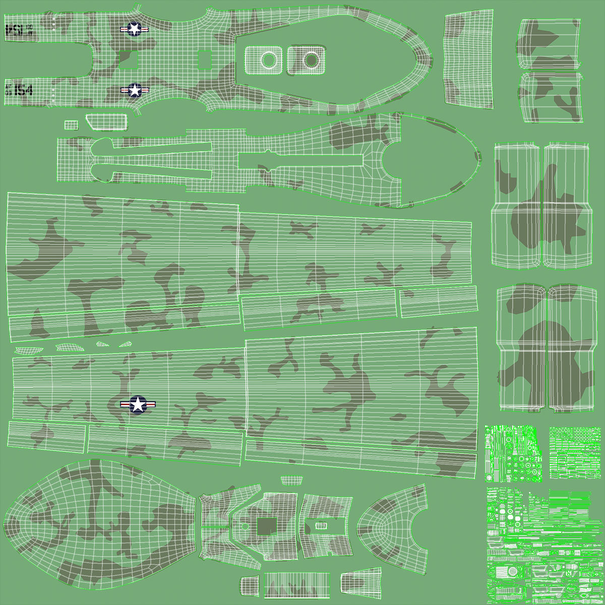 General Atomics MQ-1C Gray Eagle 3D model_17
