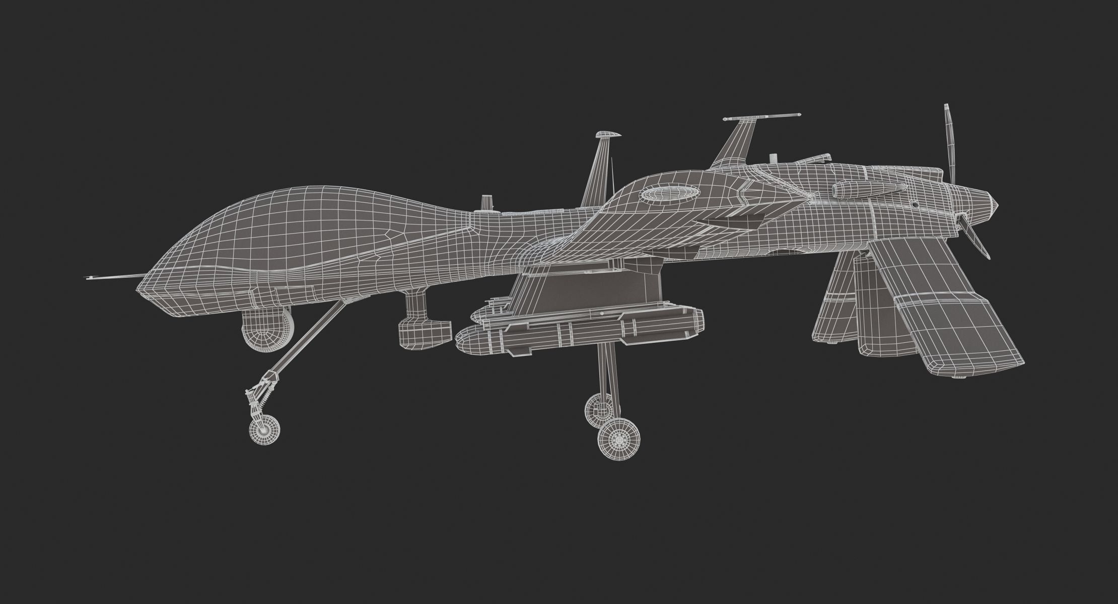 General Atomics MQ-1C Gray Eagle 3D model_24
