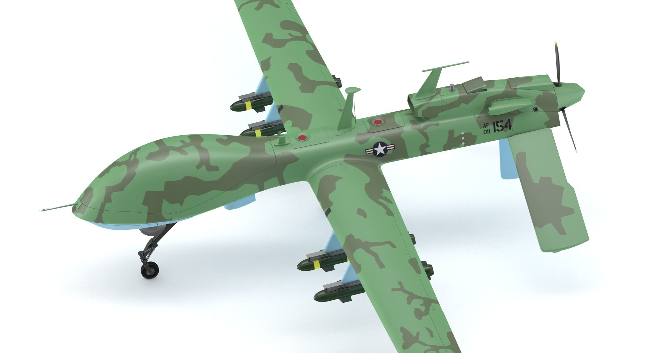 General Atomics MQ-1C Gray Eagle 3D model_6