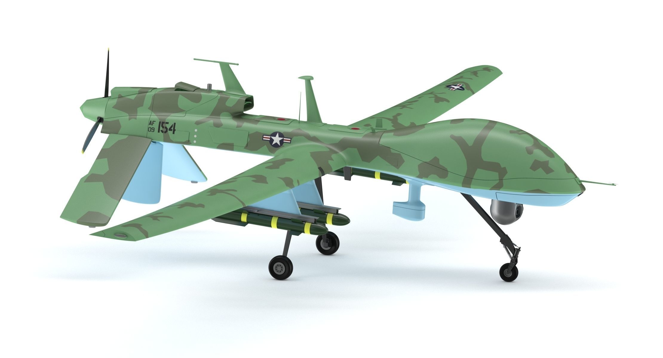 General Atomics MQ-1C Gray Eagle 3D model_3