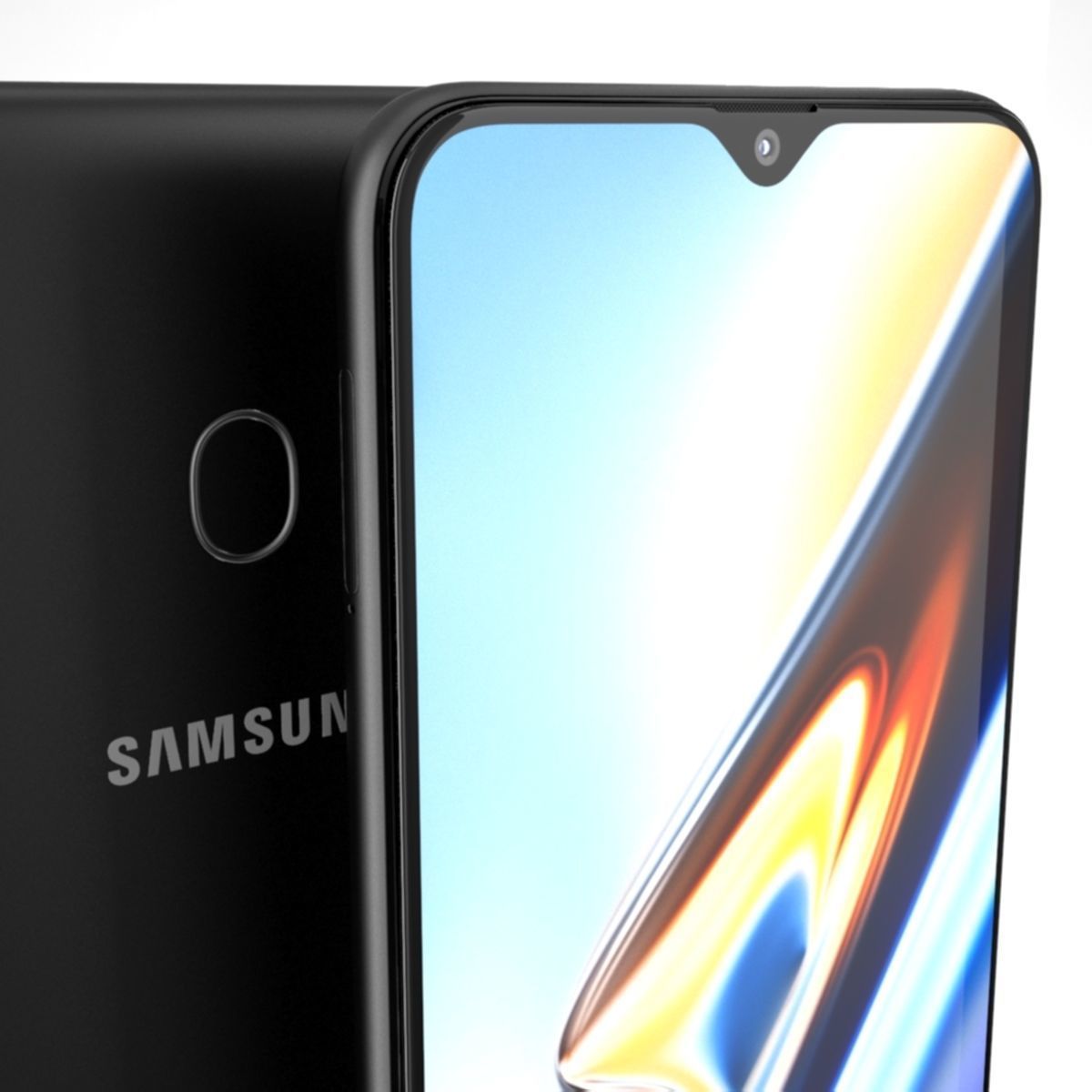 Samsung Galaxy M20 Black - Blu 3D model_2