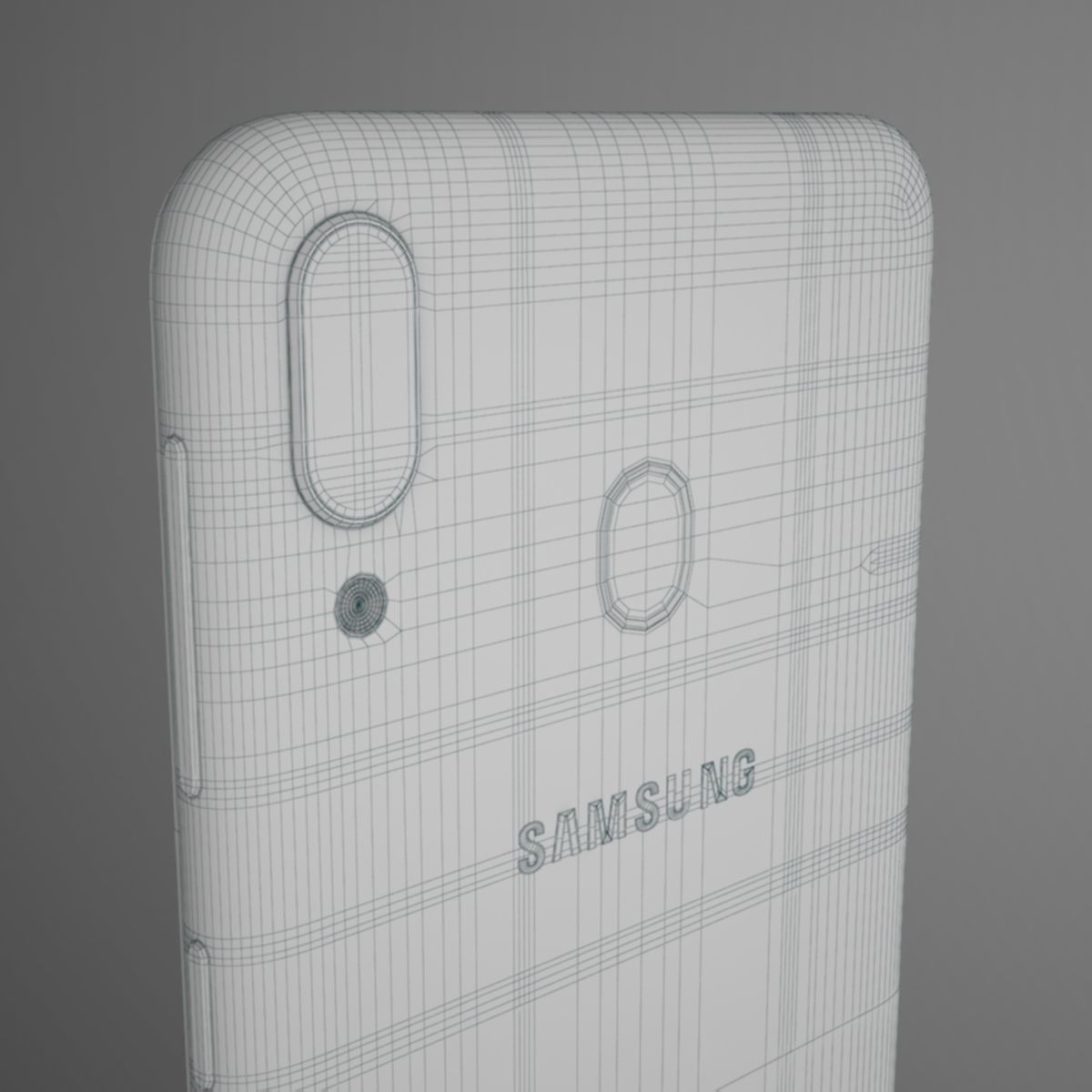 Samsung Galaxy M20 Black - Blu 3D model_12