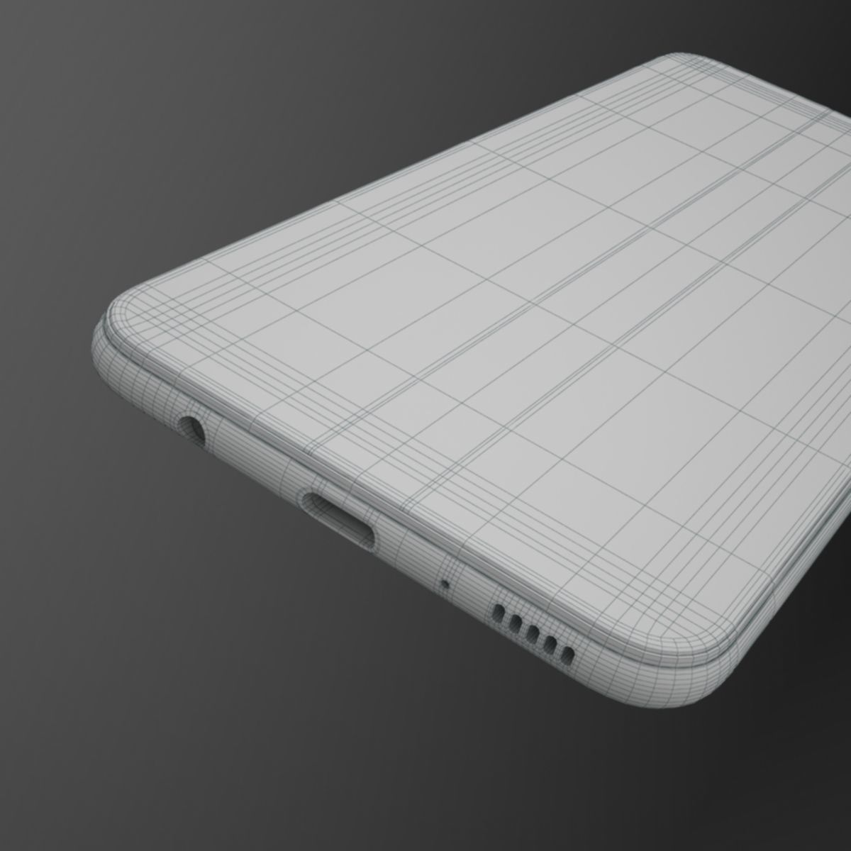 Samsung Galaxy M20 Black - Blu 3D model_14