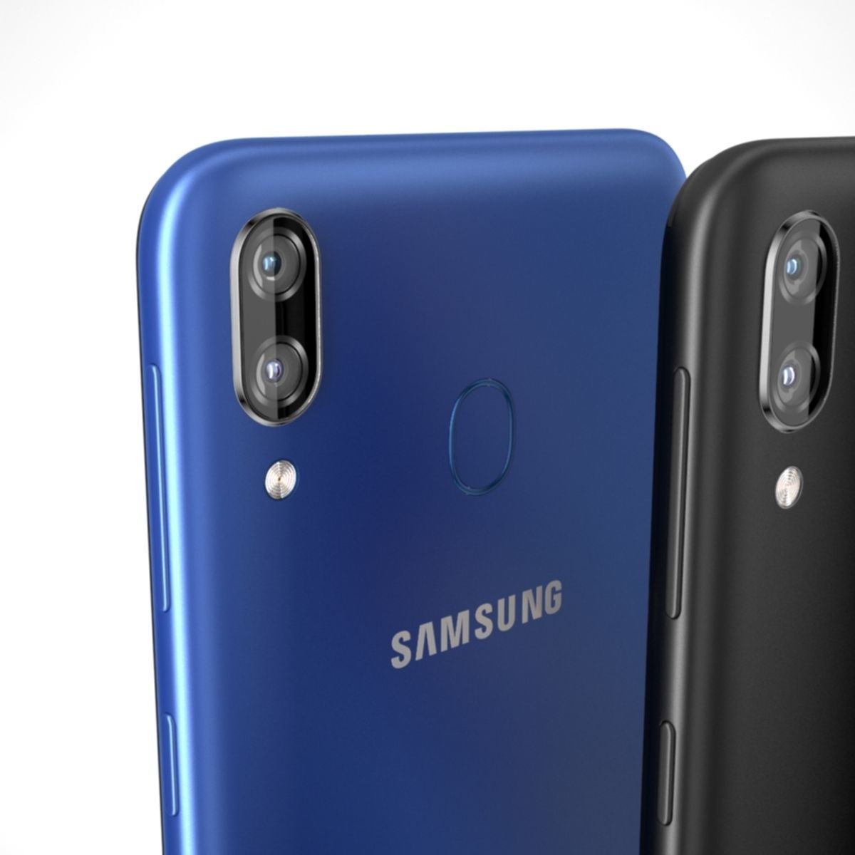 Samsung Galaxy M20 Black - Blu 3D model_3