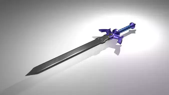 Legend of Zelda - Master Sword Low-poly 3D model
