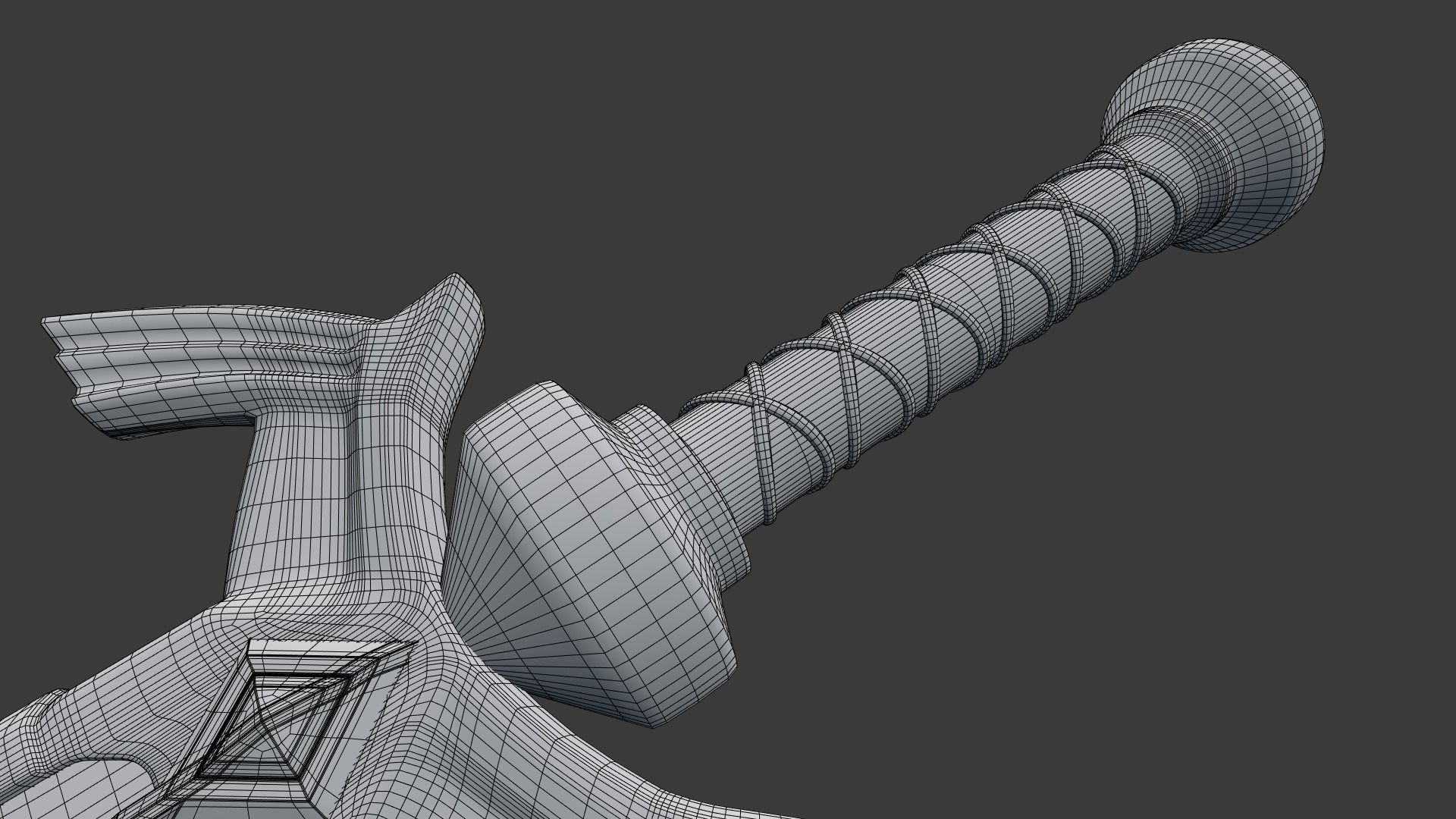 Legend of Zelda - Master Sword Low-poly 3D model_9