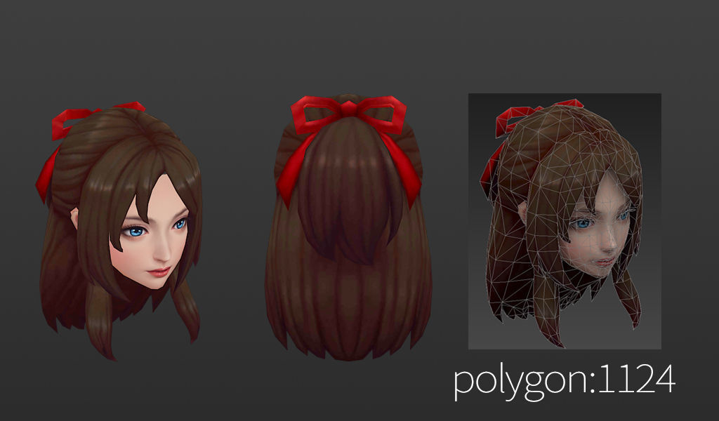 hair style long hair short hair hat hairdo collection _6