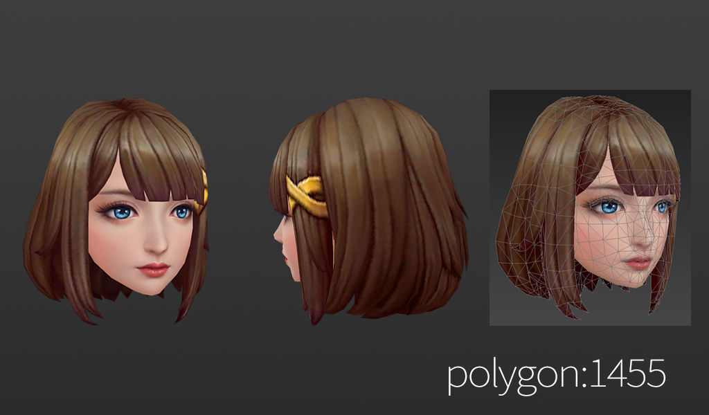 hair style long hair short hair hat hairdo collection _7