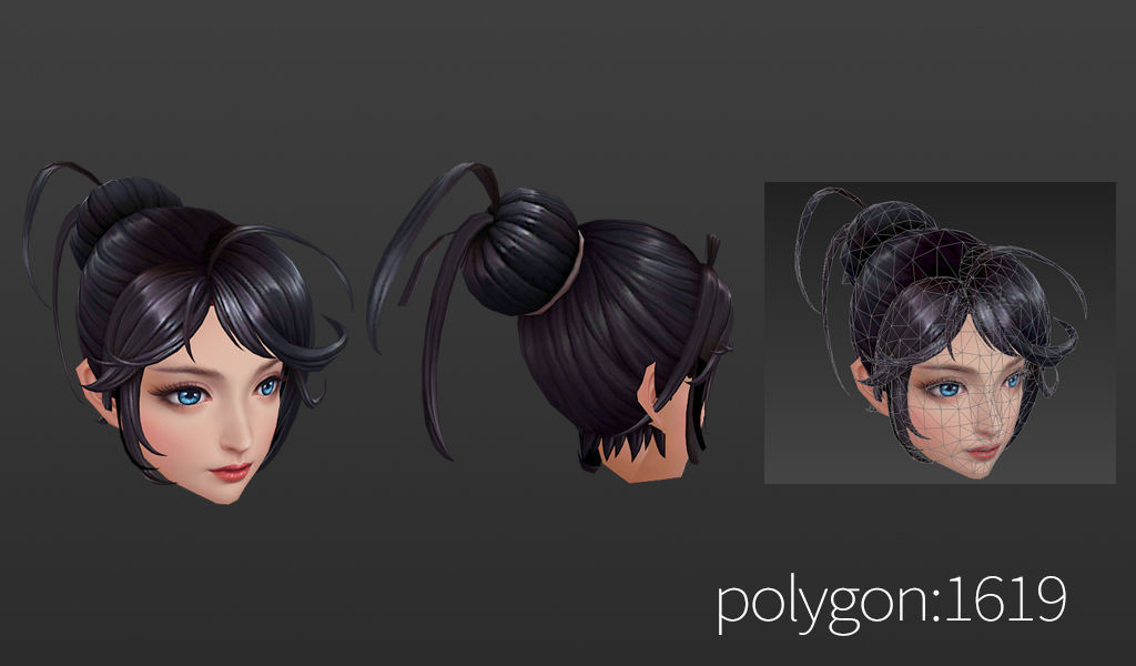 hair style long hair short hair hat hairdo collection _14