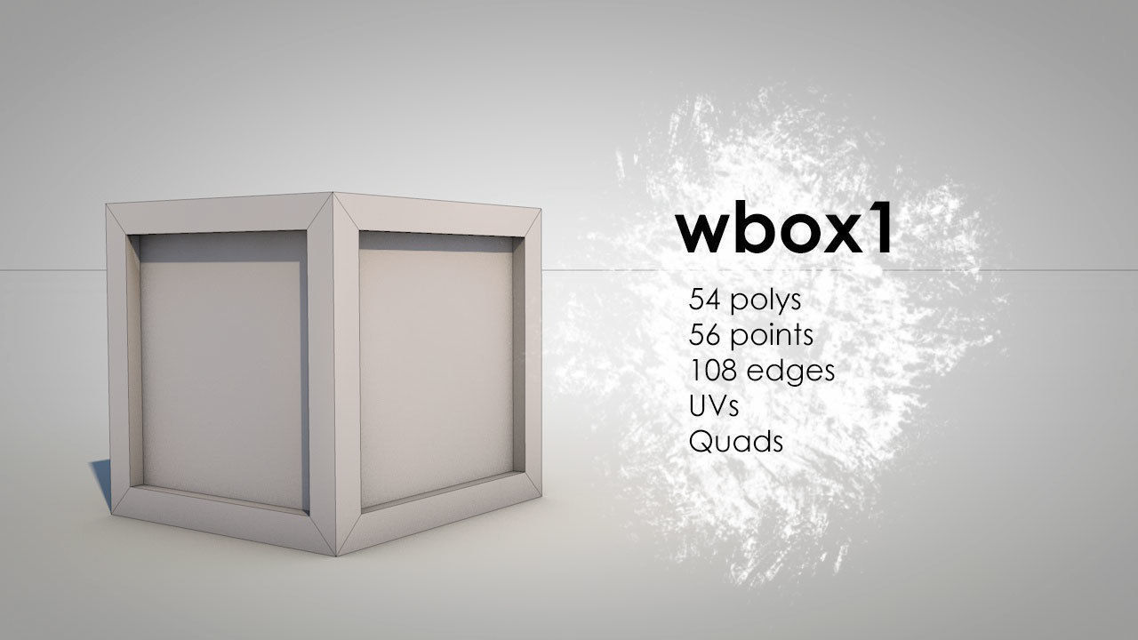 Game Ready Wooden Boxes Low-poly 3D model_7