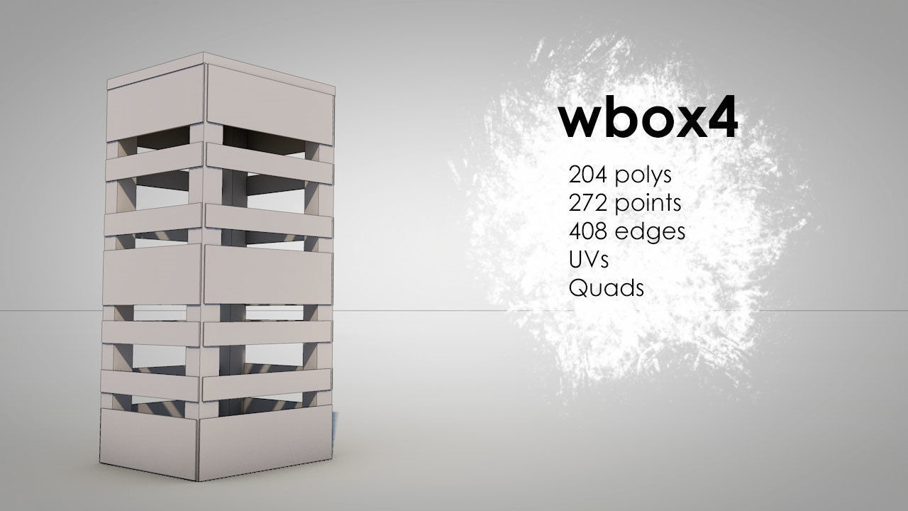 Game Ready Wooden Boxes Low-poly 3D model_13