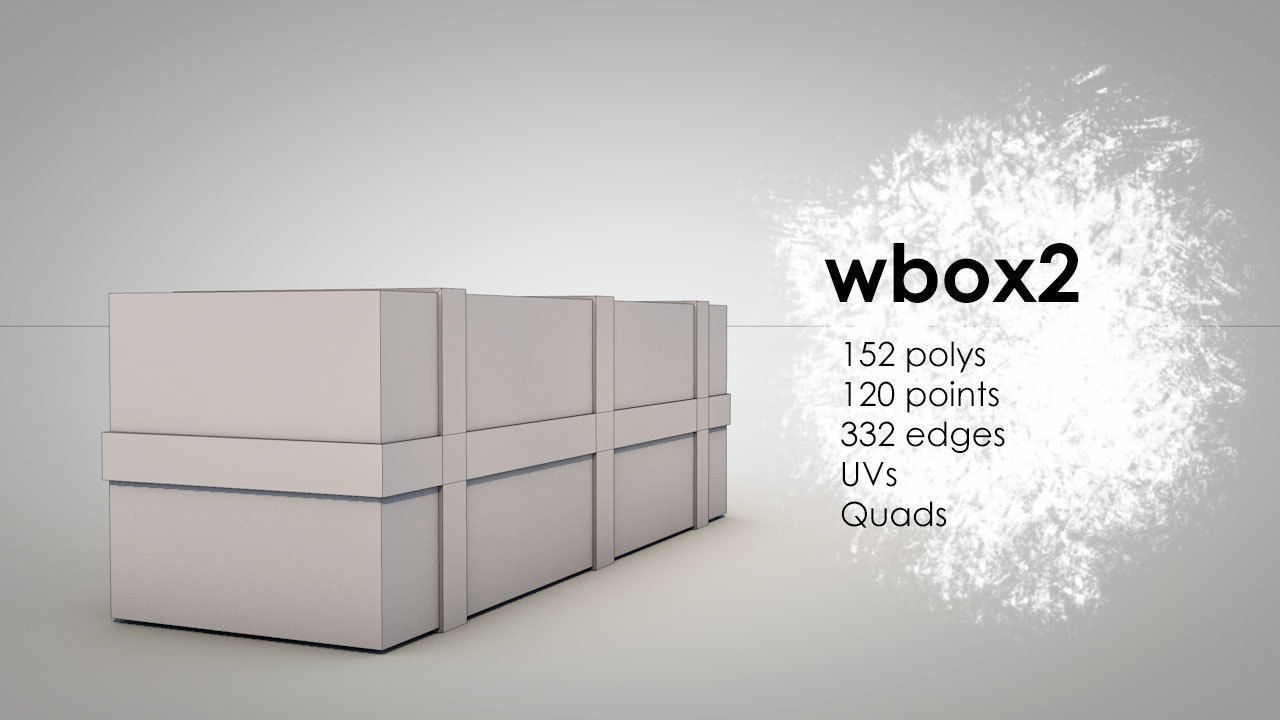 Game Ready Wooden Boxes Low-poly 3D model_9