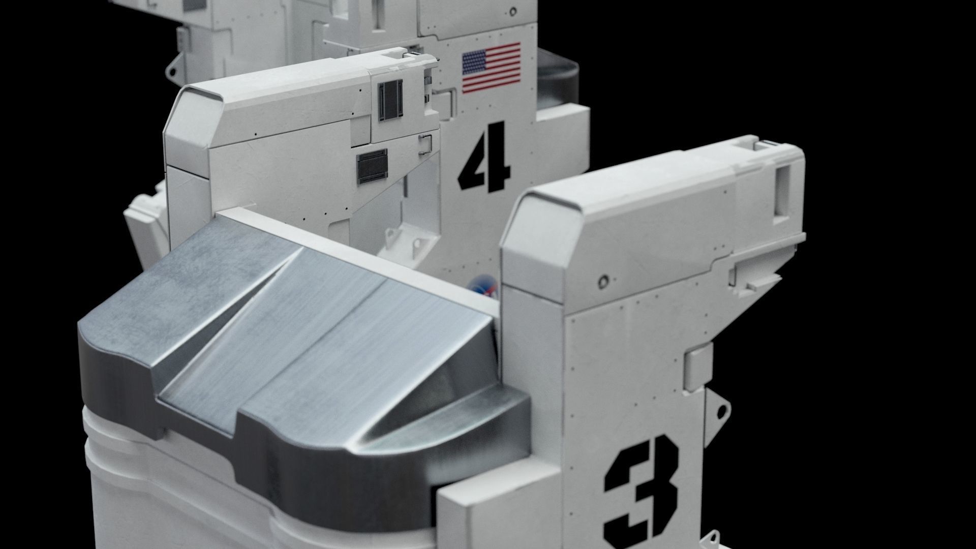 SPACESUIT Astronaut MMU 3D model_8