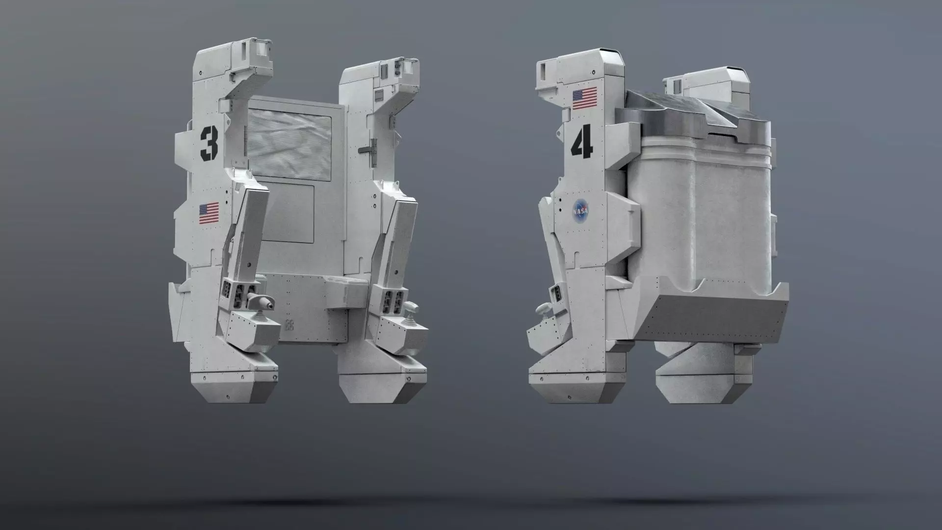 SPACESUIT Astronaut MMU 3D model_0