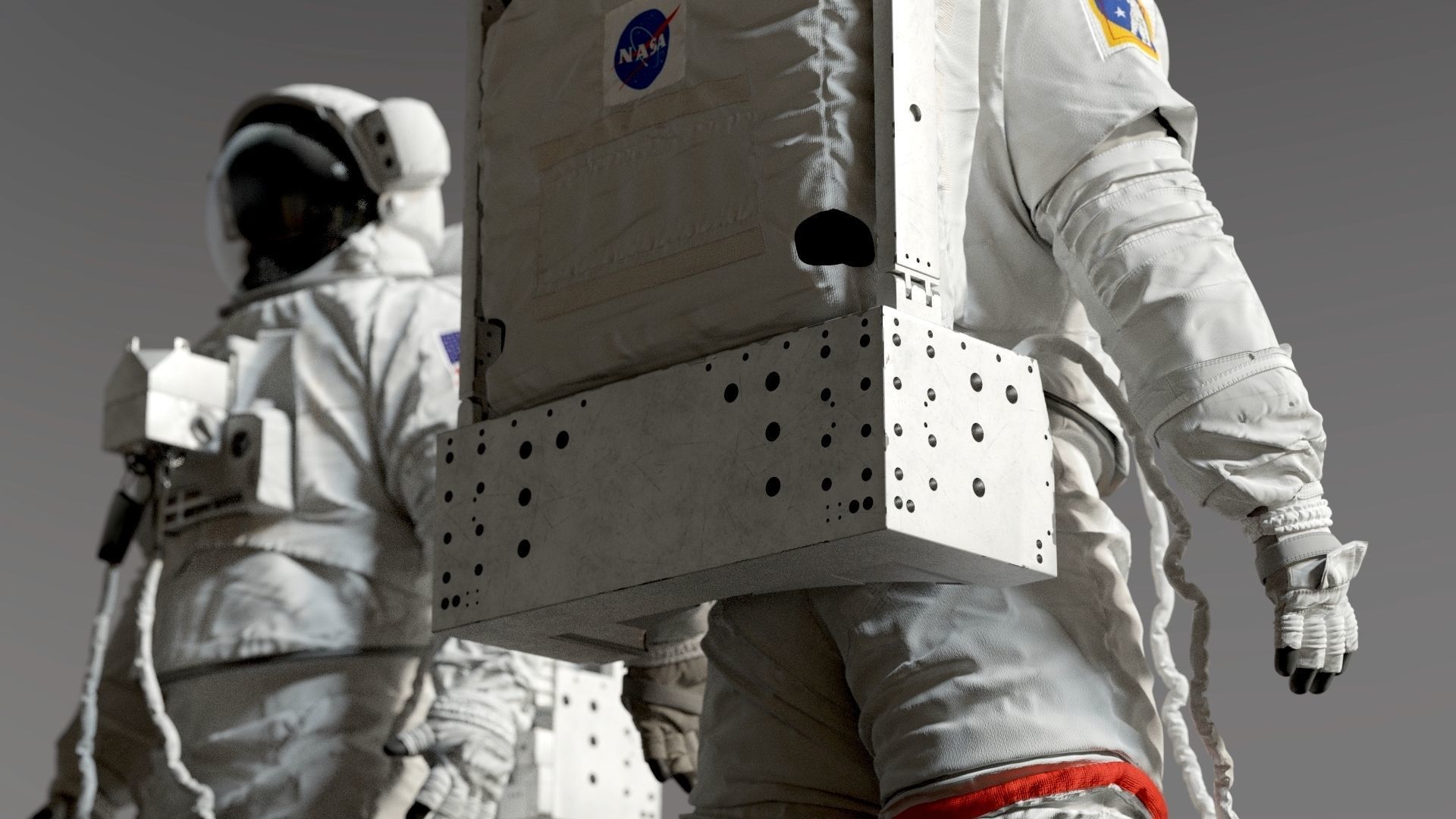 SPACESUIT Astronaut EMU SAFER 3D model_16