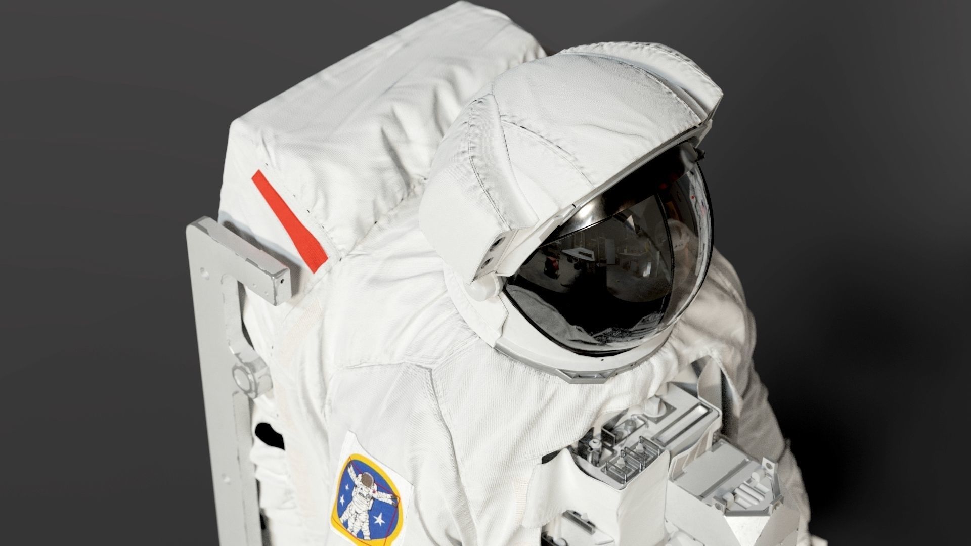 SPACESUIT Astronaut EMU SAFER 3D model_10