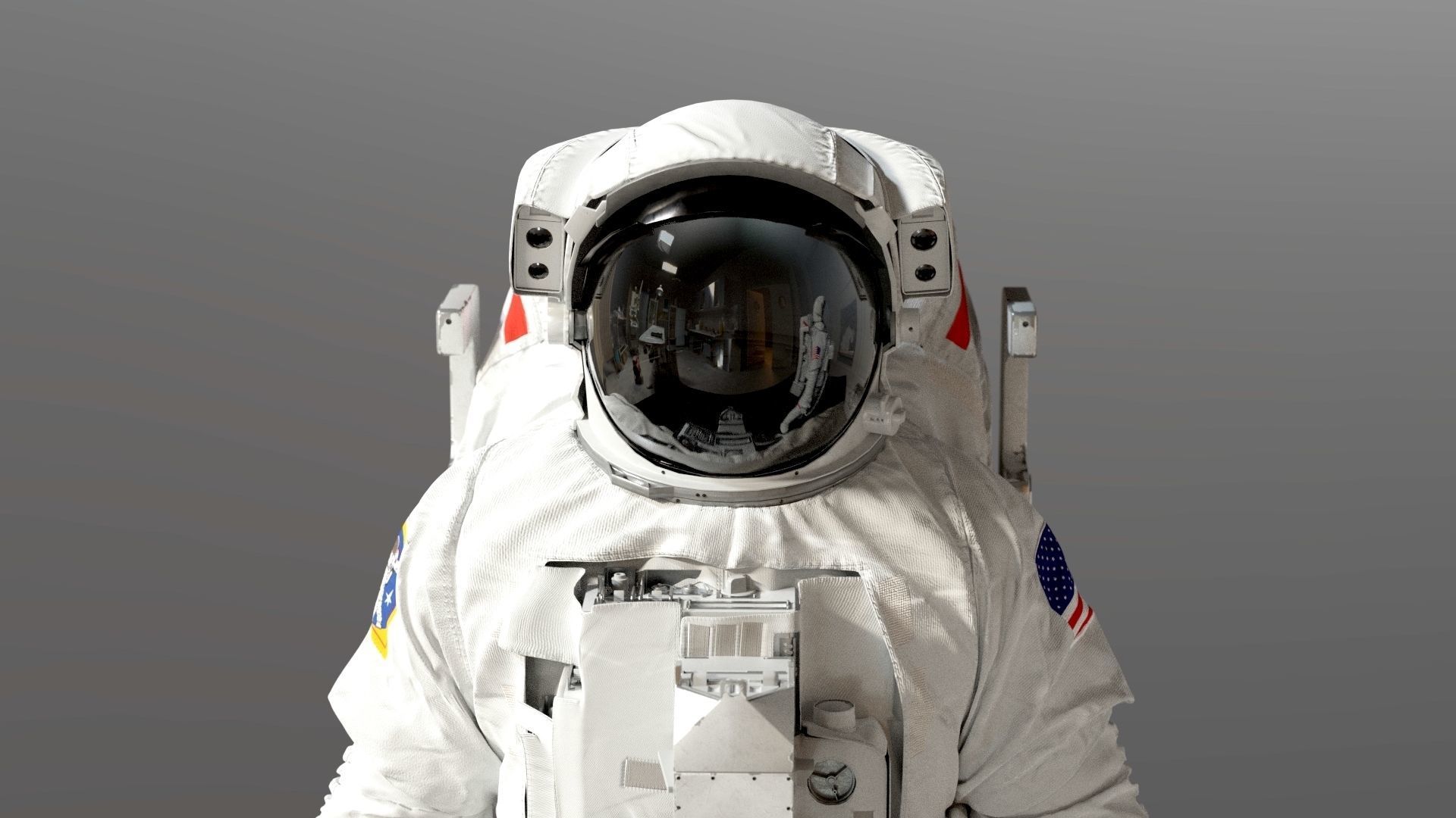 SPACESUIT Astronaut EMU SAFER 3D model_4