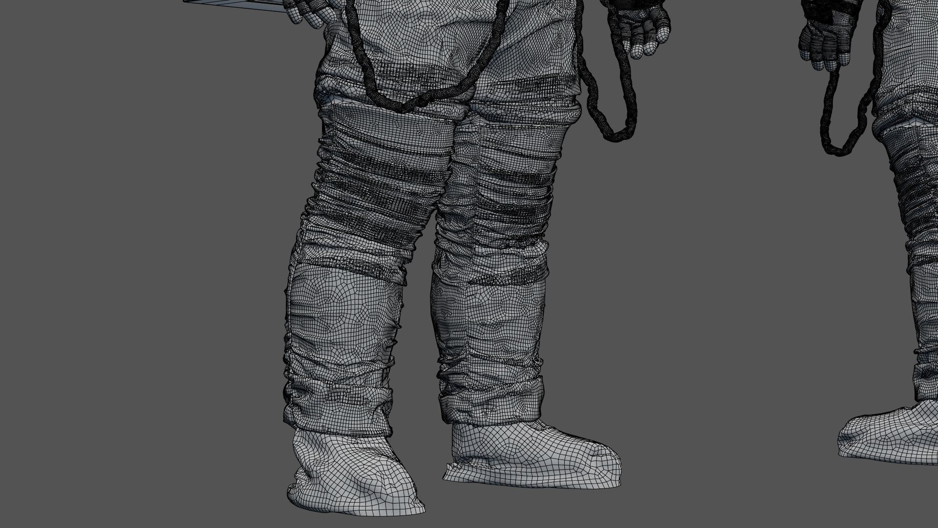 SPACESUIT Astronaut EMU SAFER 3D model_24