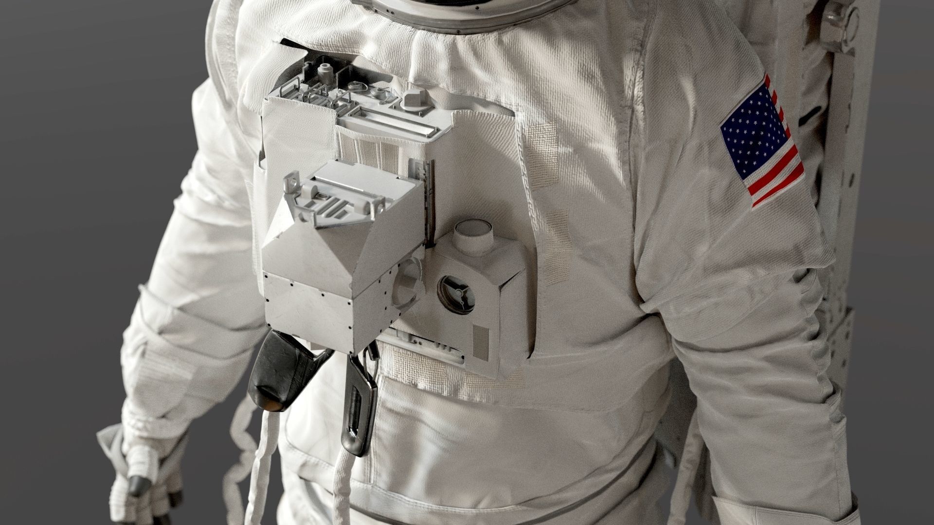 SPACESUIT Astronaut EMU SAFER 3D model_12