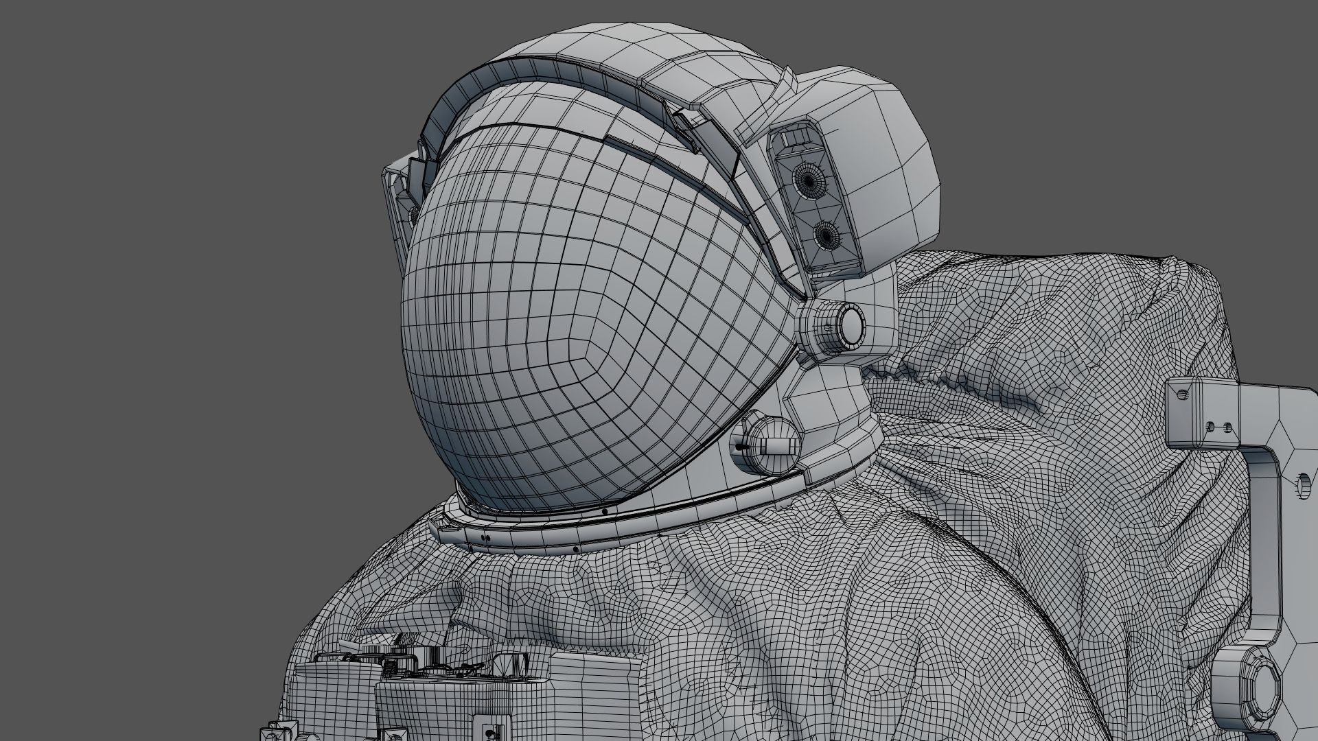 SPACESUIT Astronaut EMU SAFER 3D model_29