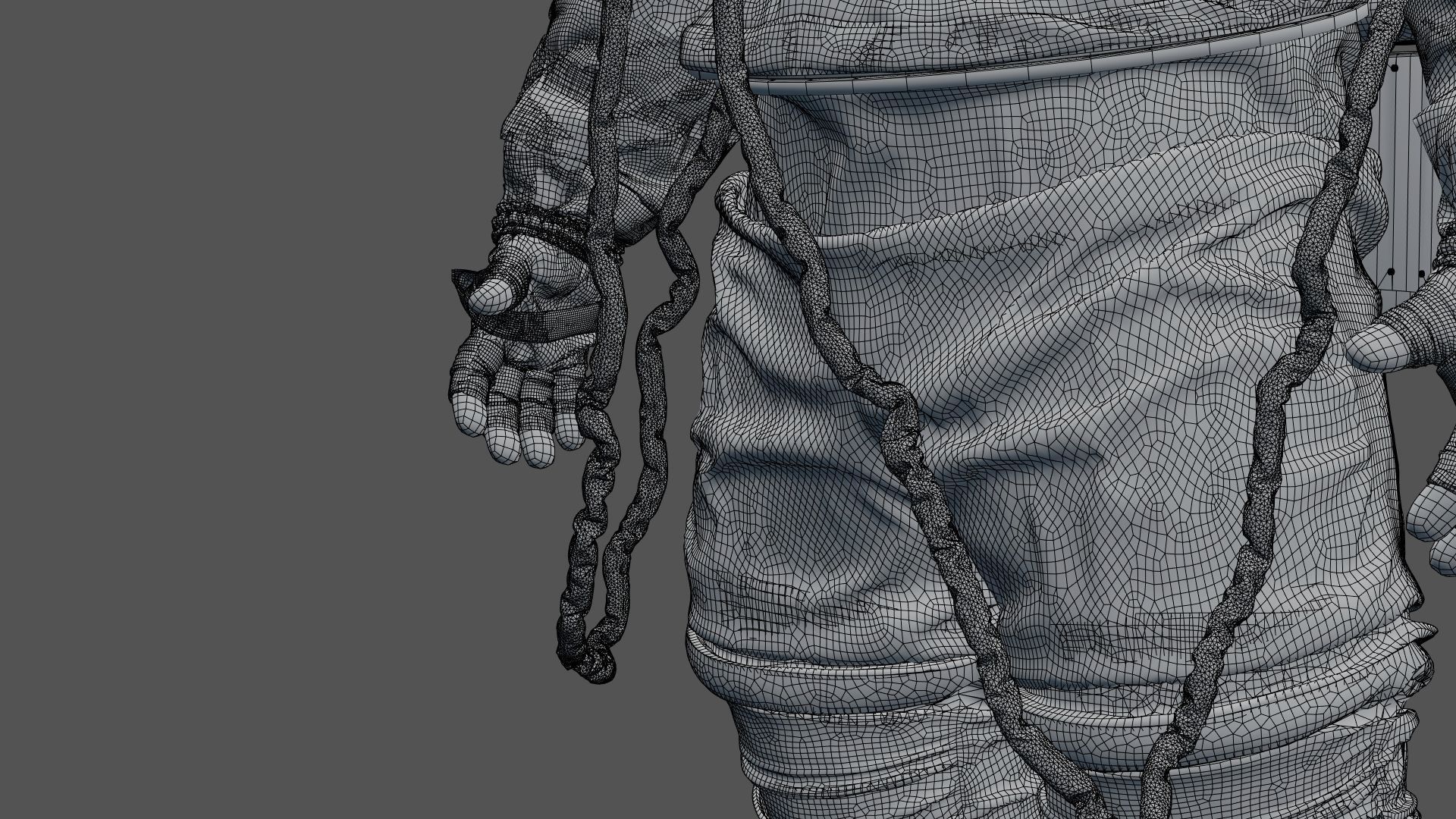 SPACESUIT Astronaut EMU SAFER 3D model_32