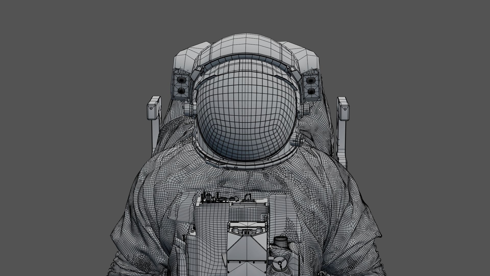 SPACESUIT Astronaut EMU SAFER 3D model_22