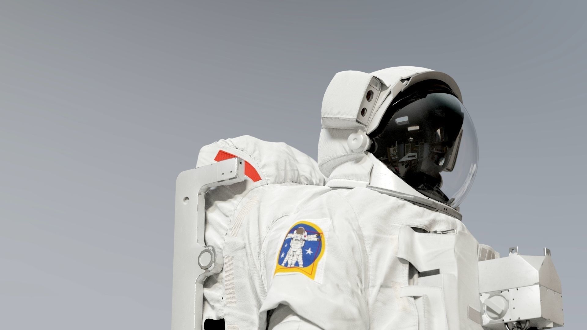 SPACESUIT Astronaut EMU SAFER 3D model_9