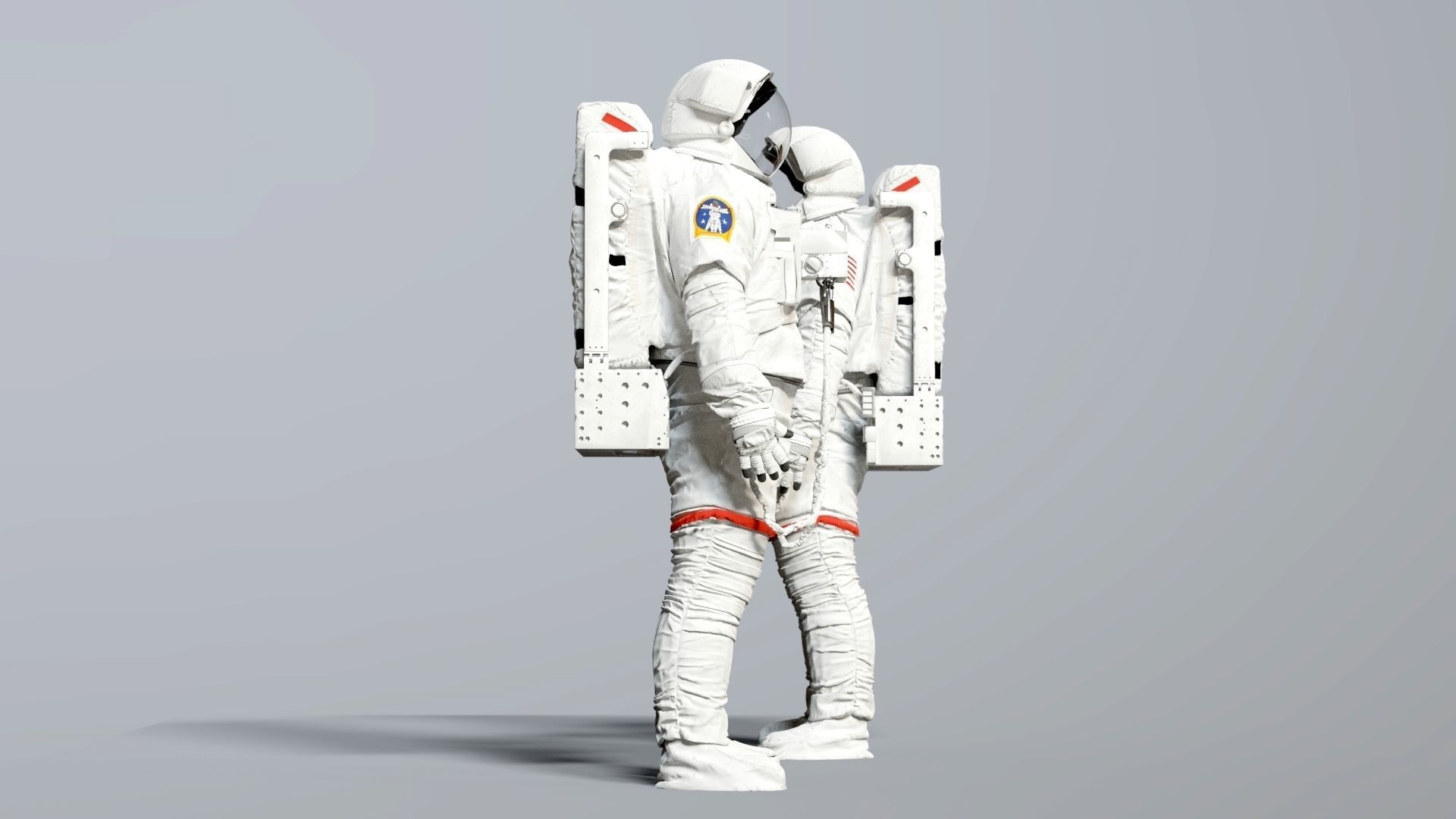 SPACESUIT Astronaut EMU SAFER 3D model_3
