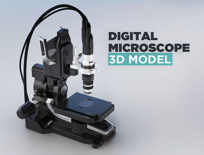 Digital Microscope 3D model