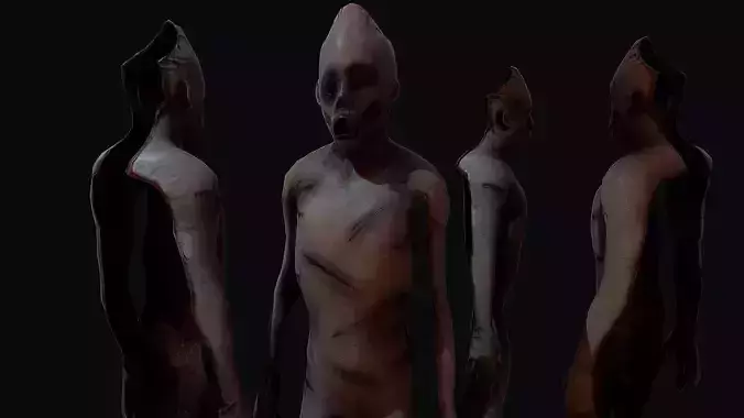 Very creepy SKinned Tortured people 