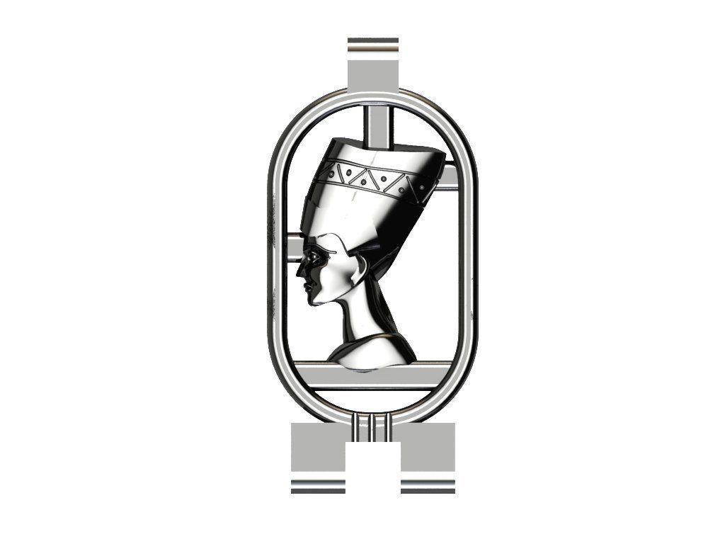 Egyptian god 3D print model_1