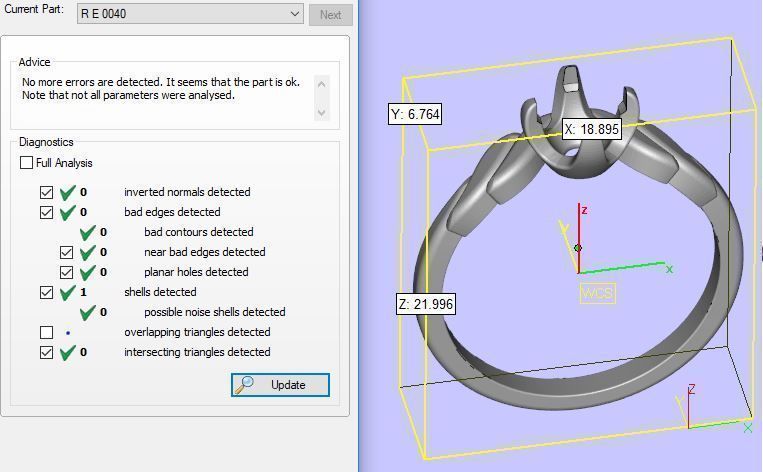 Ring R 0070 3D print model_5