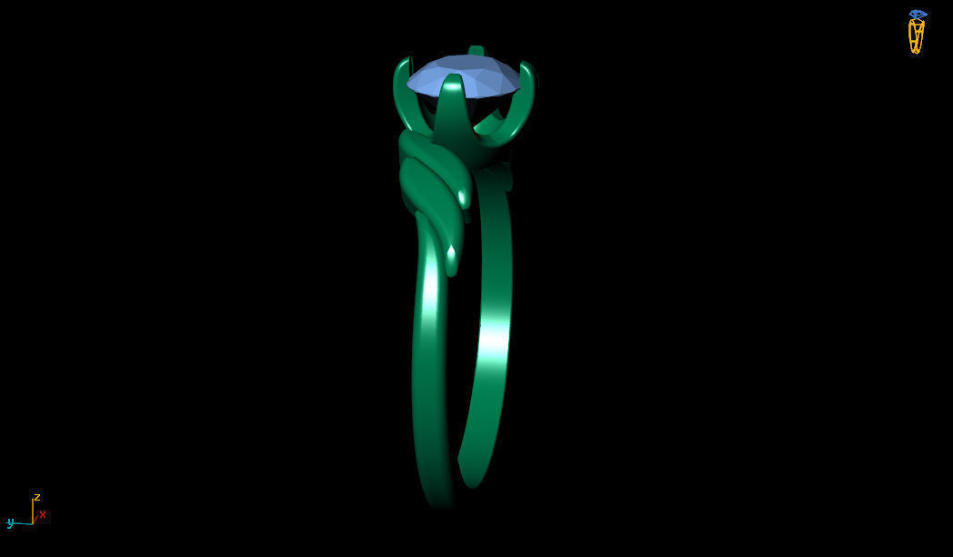 Ring R 0070 3D print model_11