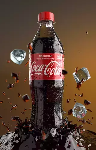 Coke Bottle 3D model